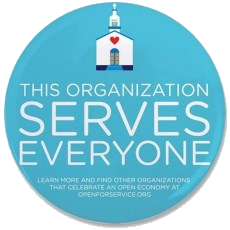 Open for Service - This organization serves everyone.
